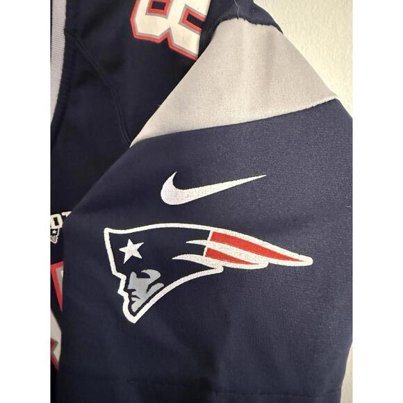 Vintage New England Patriots Jersey Rob Gronkowski #87 NFL Blue Nike Youth M - Picture 13 of 15